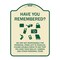 Signmission Have You Remembered We Are Not Responsible for Personal Items Left in Vehicles Double, TG-1824-23909 A-DES-TG-1824-23909 - alternate 1